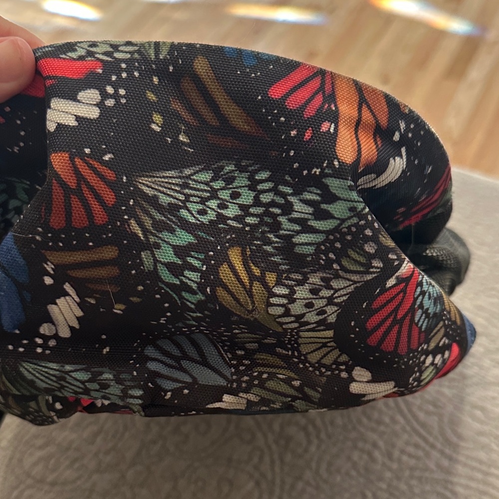 Kavu Pink and White Butterfly Sling Bag - Picture 4 of 5